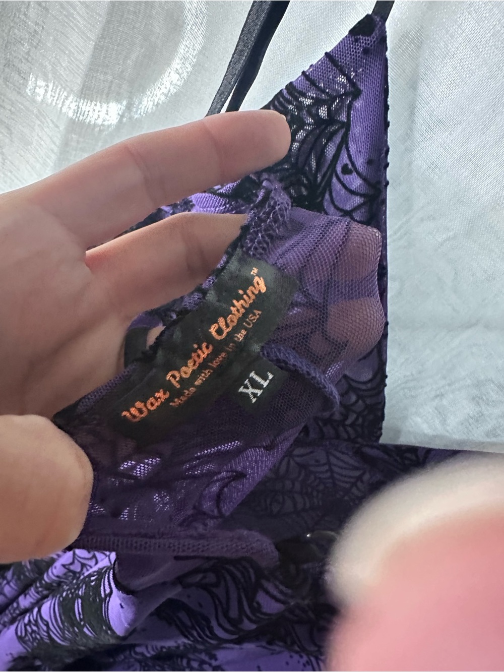 NEW Wax Poetic Spiderweb dress XL - Picture 10 of 10